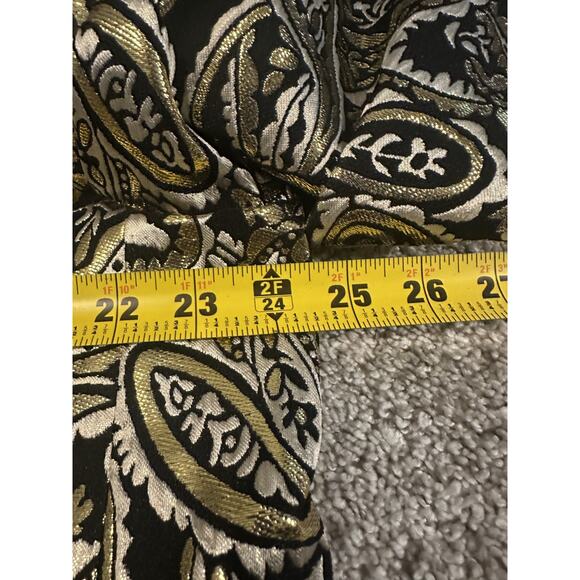 Kilburne-Finch Men’s Metallic Gold Black Paisley Blazer Jacket 50R - Picture 7 of 10